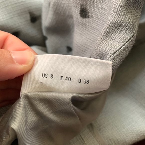 AKRIS Punto gray dotted wool blend jacket - Picture 10 of 10